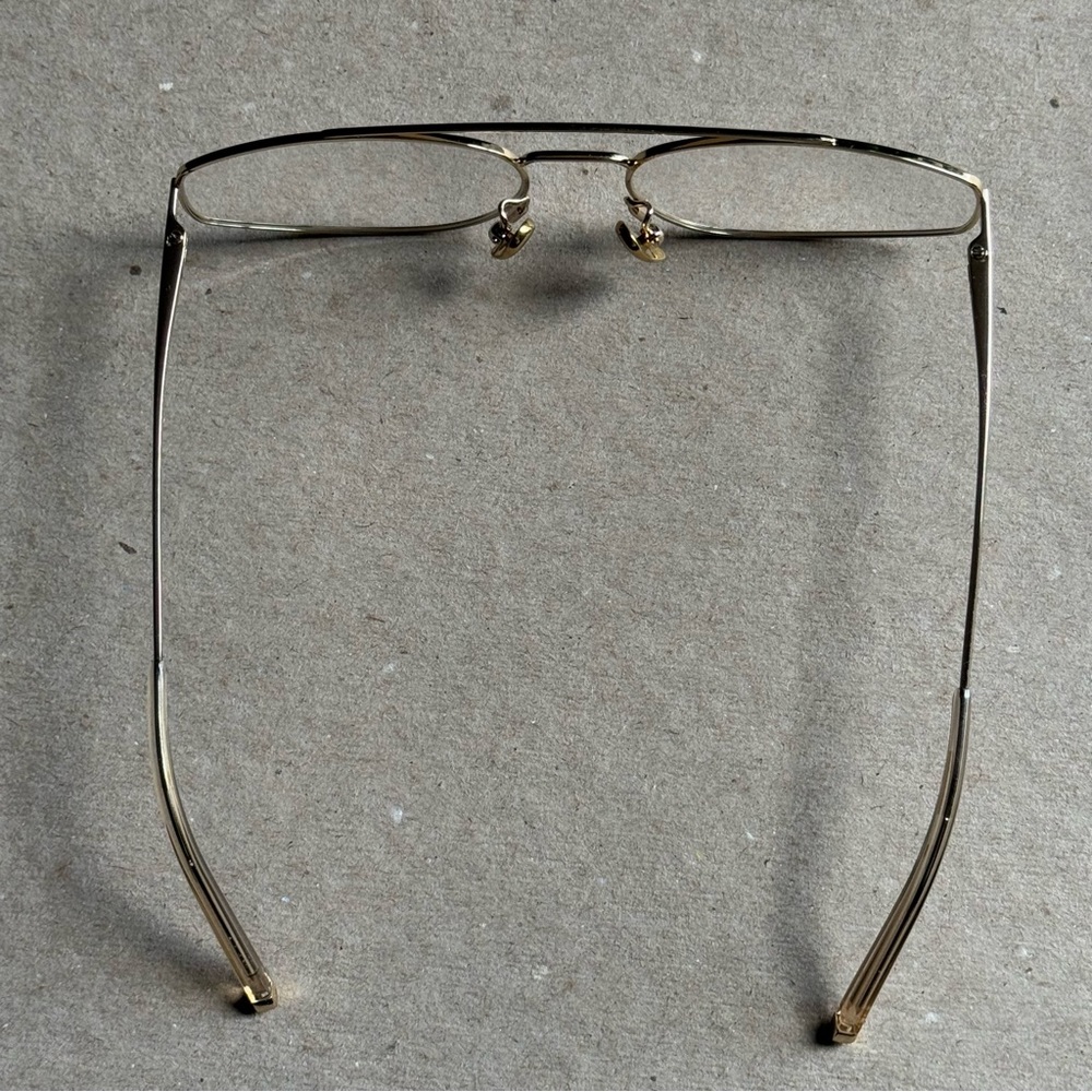 Retrosuperfuture Tema Optical Oro gold aviator eyeglasses - Picture 5 of 10